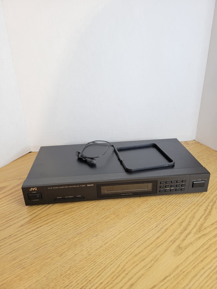 JVC AM FM Tuner FX-97BK Stereo Computer Controller LCD Multi Mode Display