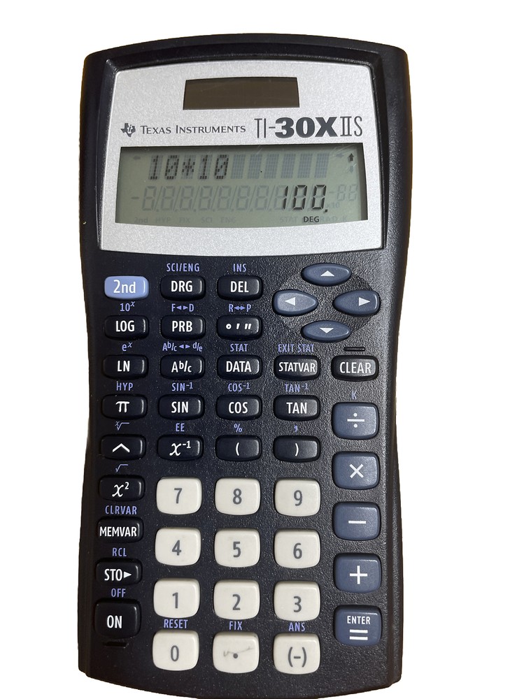 Texas Instruments TI-30XIIS Scientific Calculator VTG Handheld