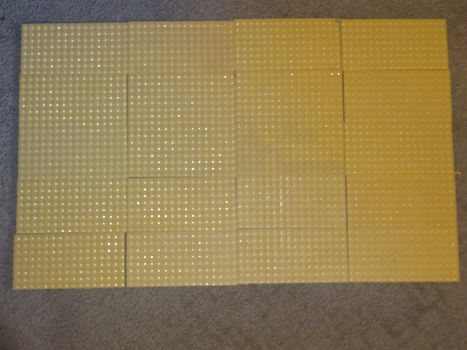 HUGE Lego Base Plate Lot of 20 tan sand 8x16 8 dot x 16 dot baseplates 16x8