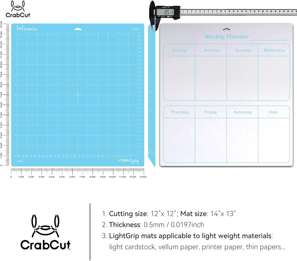 Cutting Mats for Cricut Maker 4/Explore 4/Maker 3/Explore 3/Explore Air 2 12x...