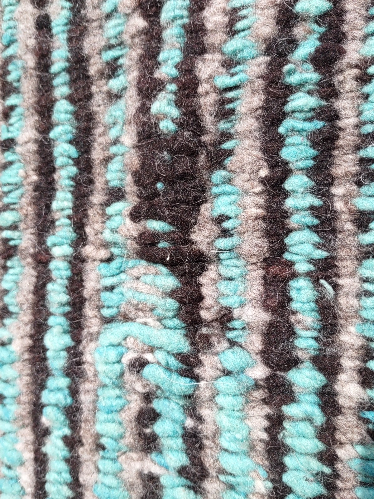 Navajo Rug Antique Native American Indian Twill Weaving Textile 1910 62 x 30