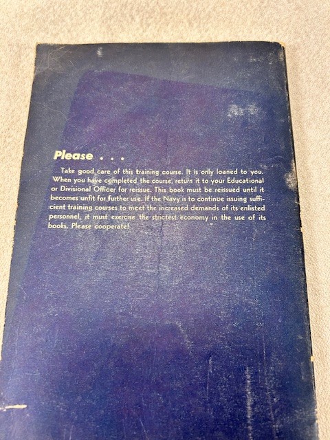 Vintage Navy Training Course "Use of Tools", 1945 edition