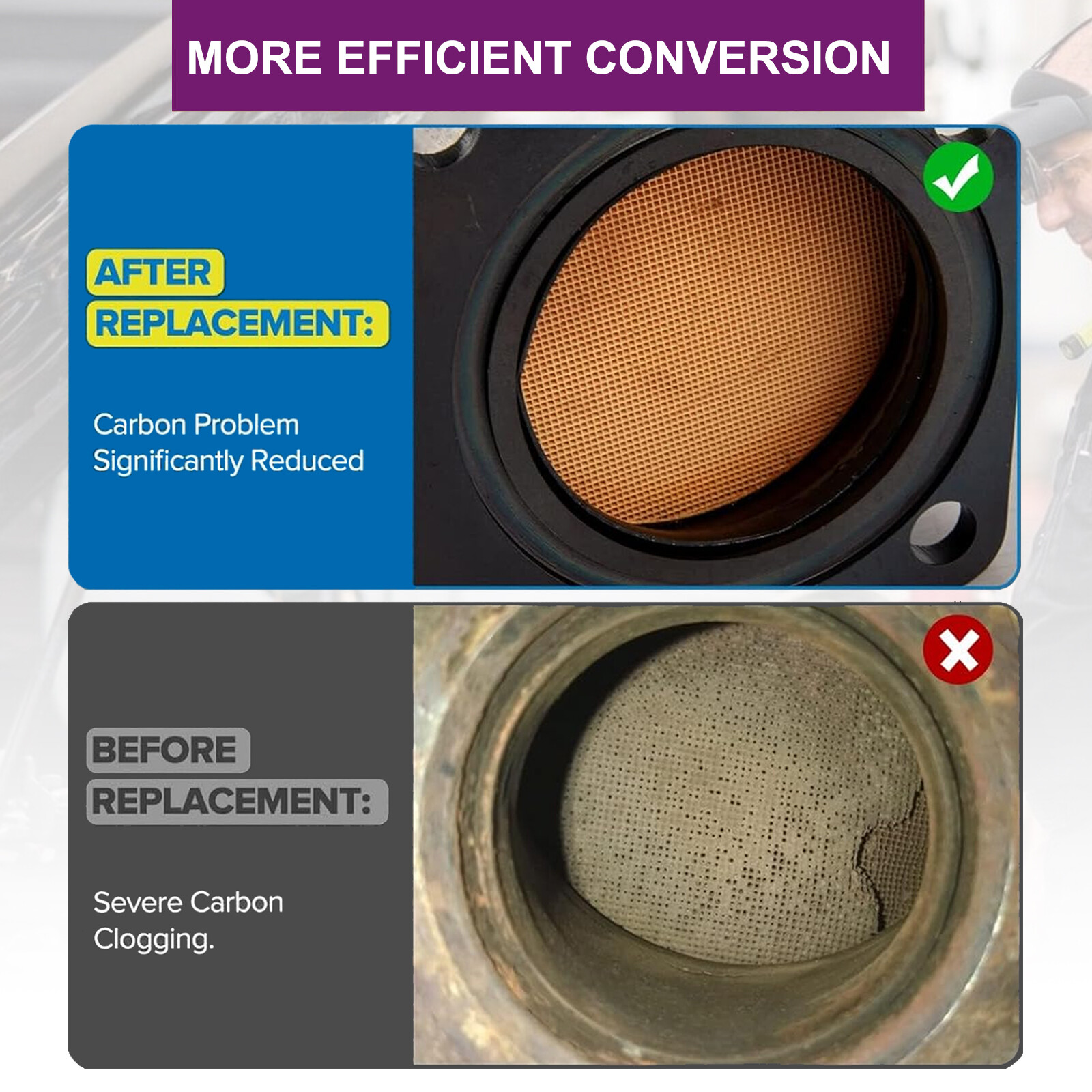 For Chevy Traverse 3.6L 2018-2021 Both Catalytic Converters Front Left & Right