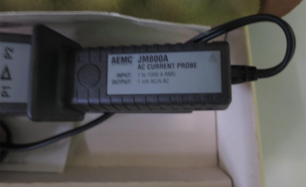 AC CURRENT PROBE AEMC Instruments MODEL JM800