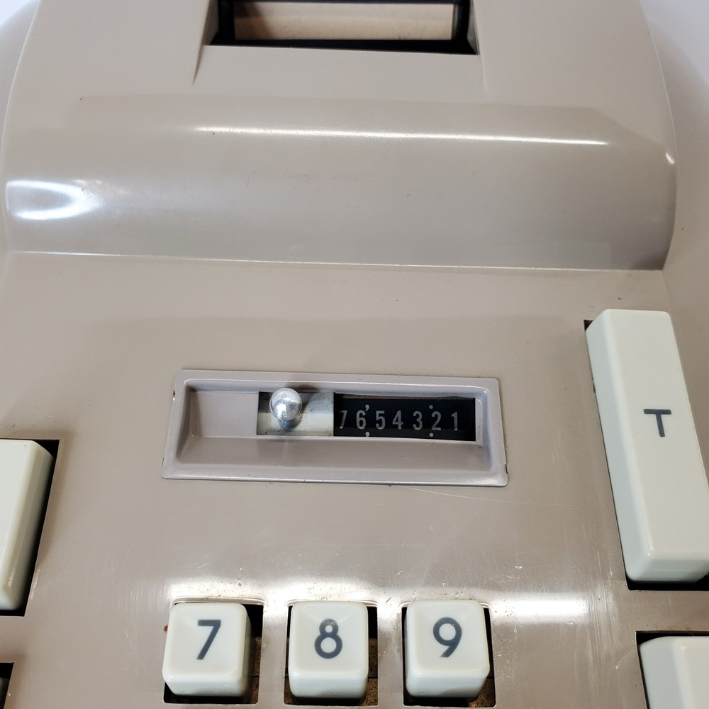 Clary Adding Machine Model 102 Vintage Small Business Functional Or Prop Works!