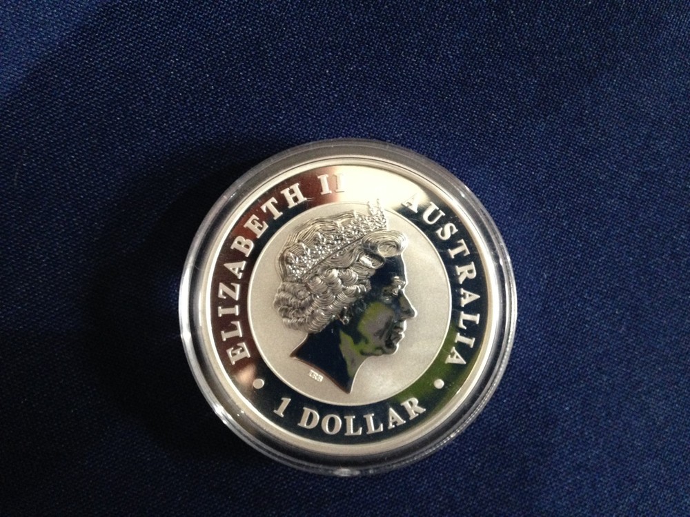 2014 Australia $1 Silver Koookaburra Gem BU One Ounce E5978