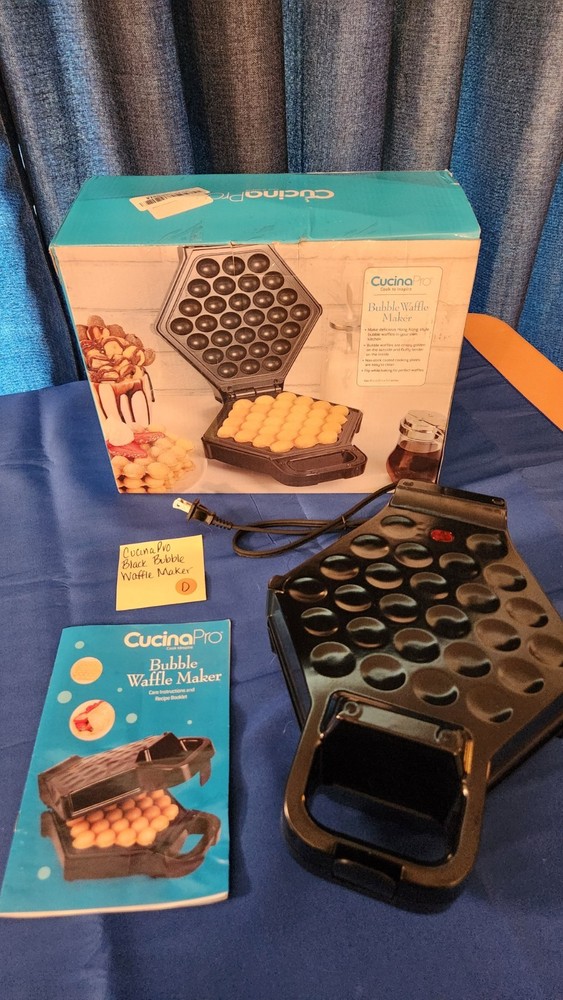 Cucina Pro Bubble Waffle Maker – Open Box, Fully Tested *you're welcome