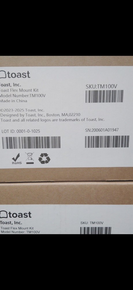 Toast Flex POS 22" Wall / Counter / Pole Mount Kit