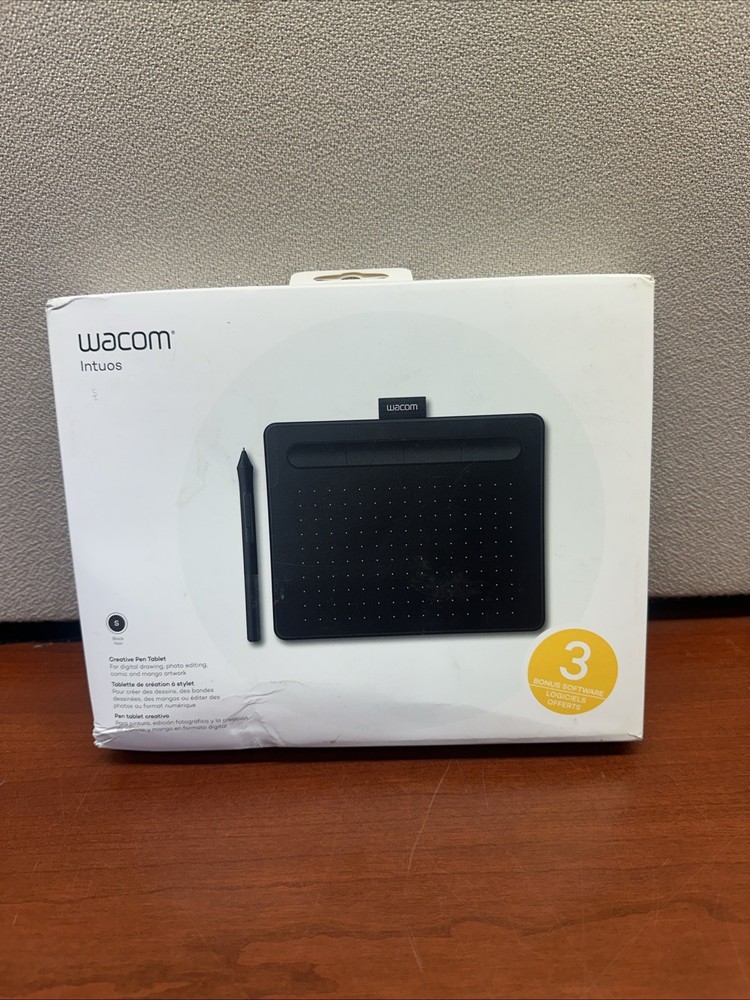 Wacom Intuos CTL-4100 Small Drawing Tablet - Black
