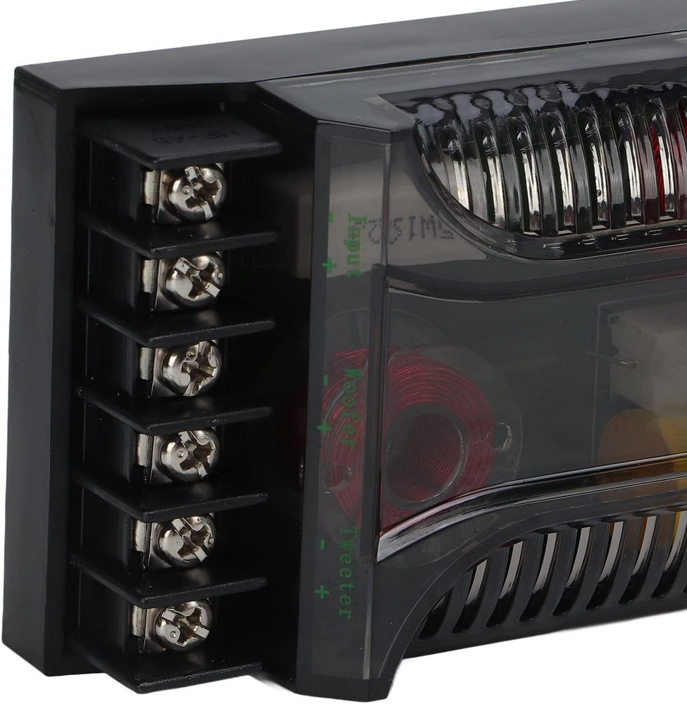 Universal Car Speaker Frequency Divider - 300W 2 Way Crossover for Precision