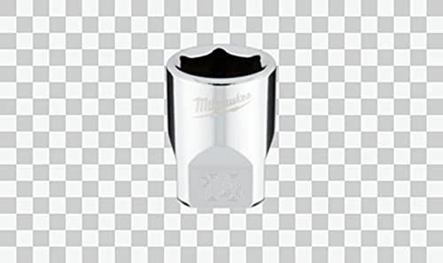 SOCKET 6-POINT CHRM 1/4INX14MM