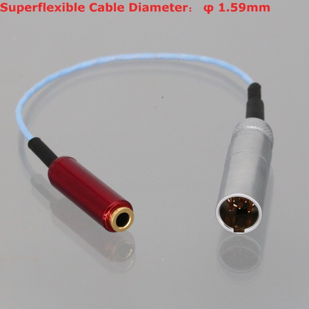 Mini-XLR 5Pin Male to 3.5mm Stereo Socket Cable Microphone Wireless Transmitter