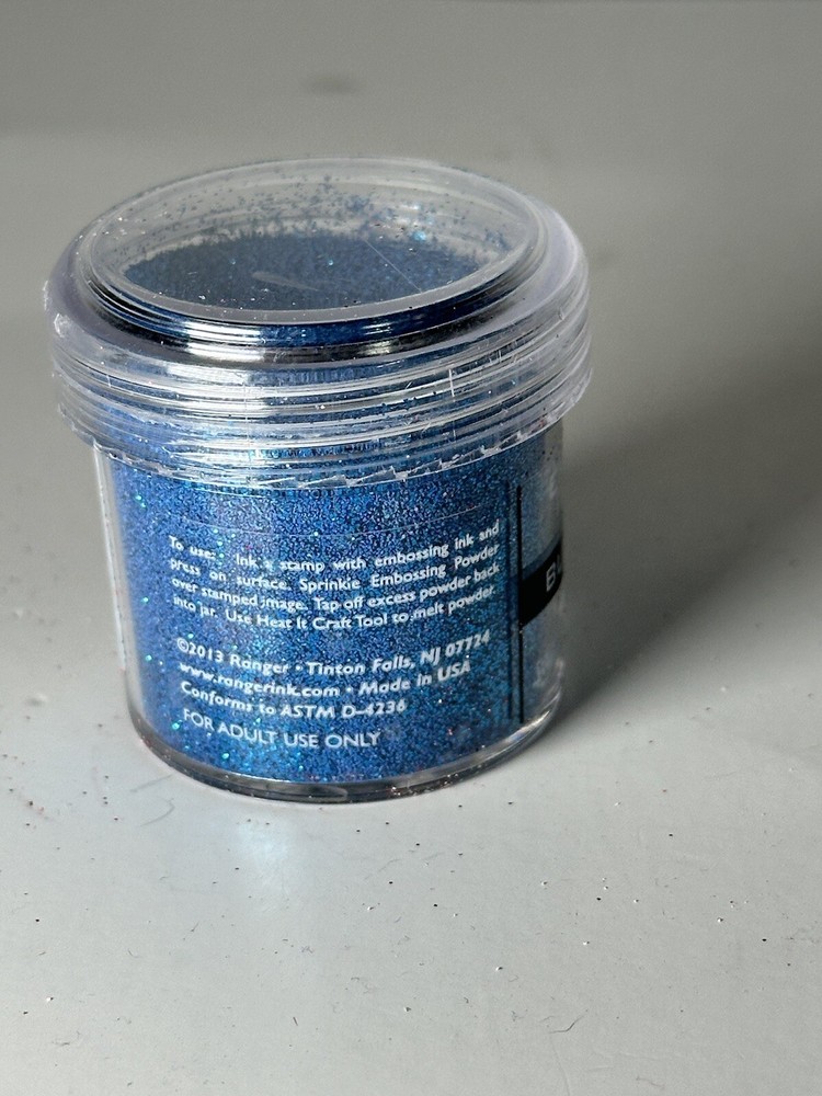 Ranger Embossing Powders Blue Tinsel