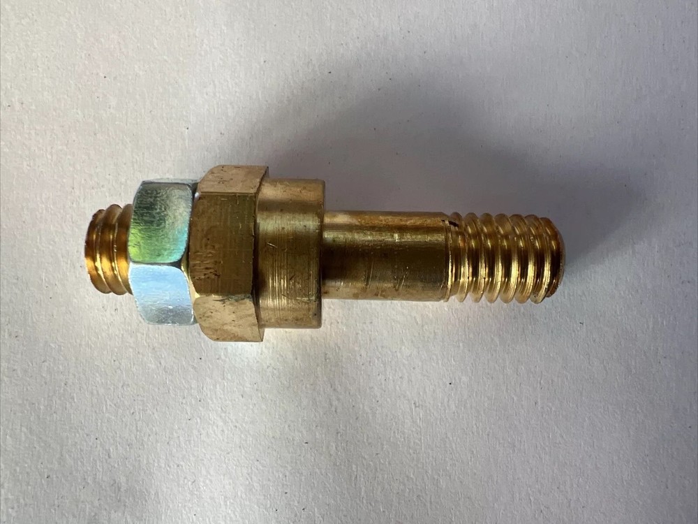 Brass Side Mount Battery Bolt Extender for Dual Cable Connection 2pack.