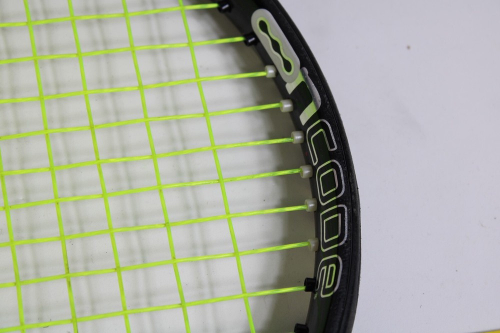 Wilson N Code Six-Two Tennis Racket, 4 3/8, black white