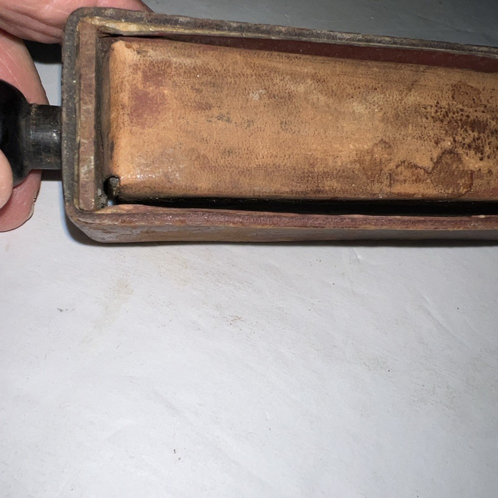 Vintage Straight razor SHARPENING Paddle Strop