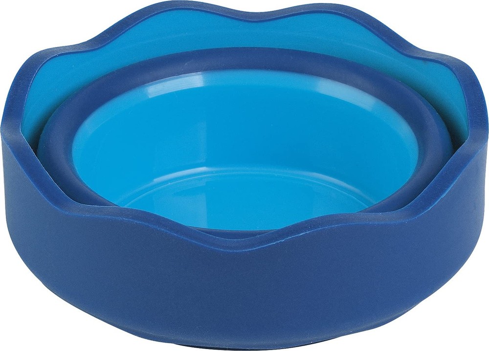Foldable Blue Drinking Cup for Easy Storage 1 Count Water Container