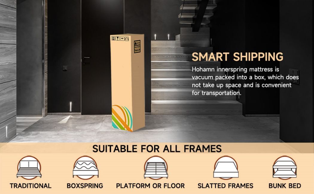 12/14 Inch Memory Foam Hybrid Spring Mattress in a Box Twin Full Queen King Size