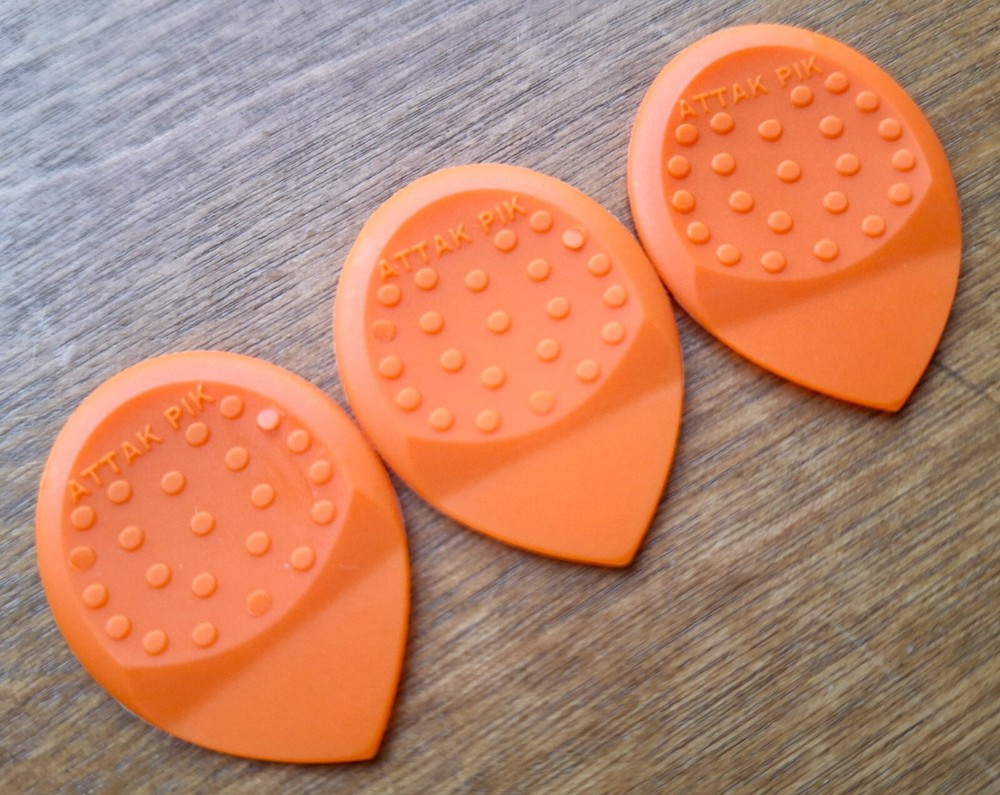 Attack guitar pick FUSION - STEALTH III GRIP  0.5MM TIP PRECISION  3 picks