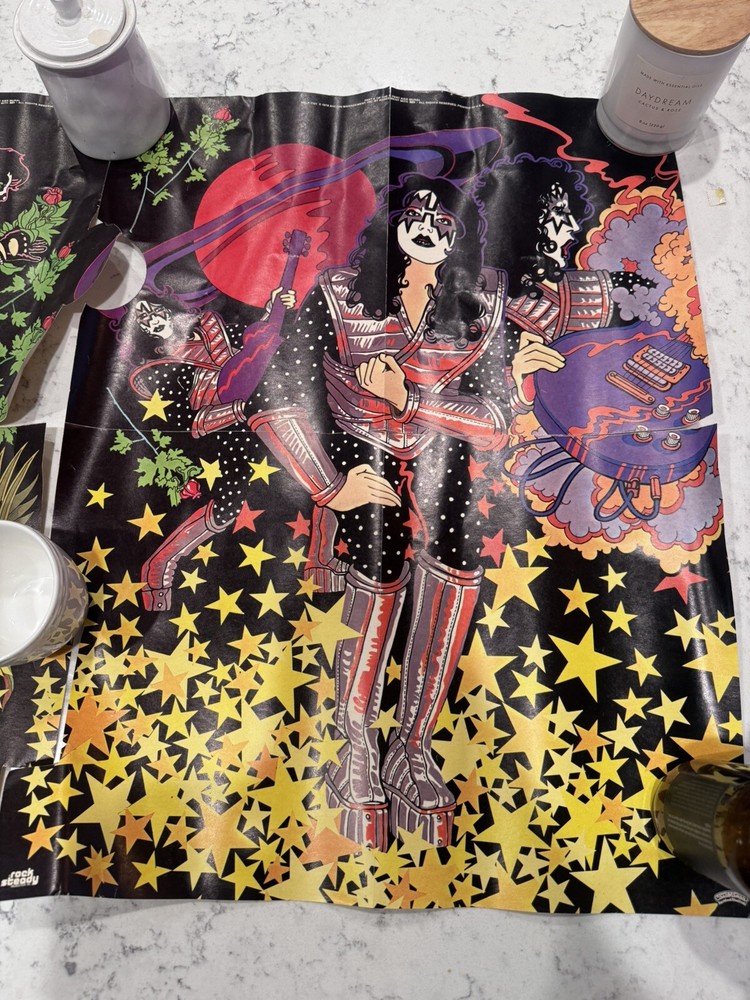 78 KISS Aucoin Mural Art Puzzle Posters Simmons Stanley Criss Frehley Rock Ready