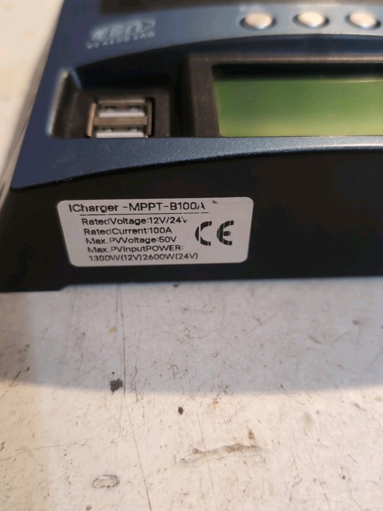 ICharger-mppt-b100A 12/24v 100A Solar Charge Controller (Not Actually MPPT)