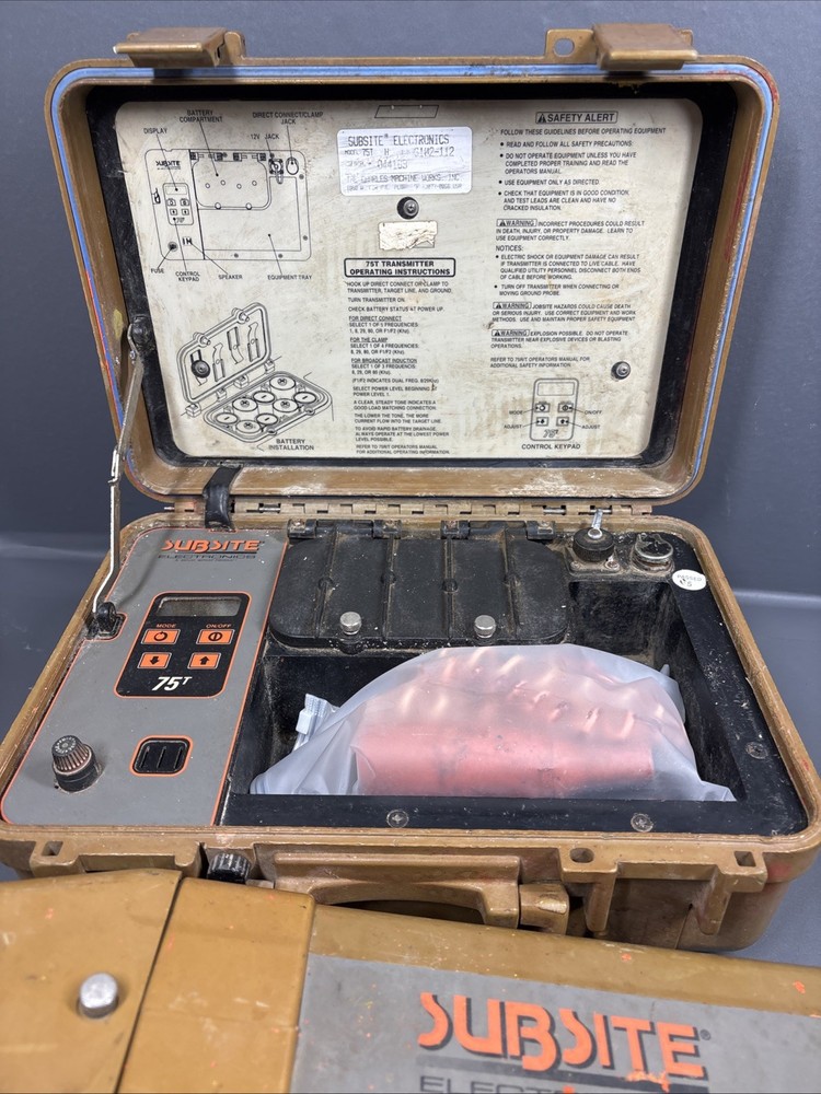 Subsite 75R Pipe and Cable Locator System 75T