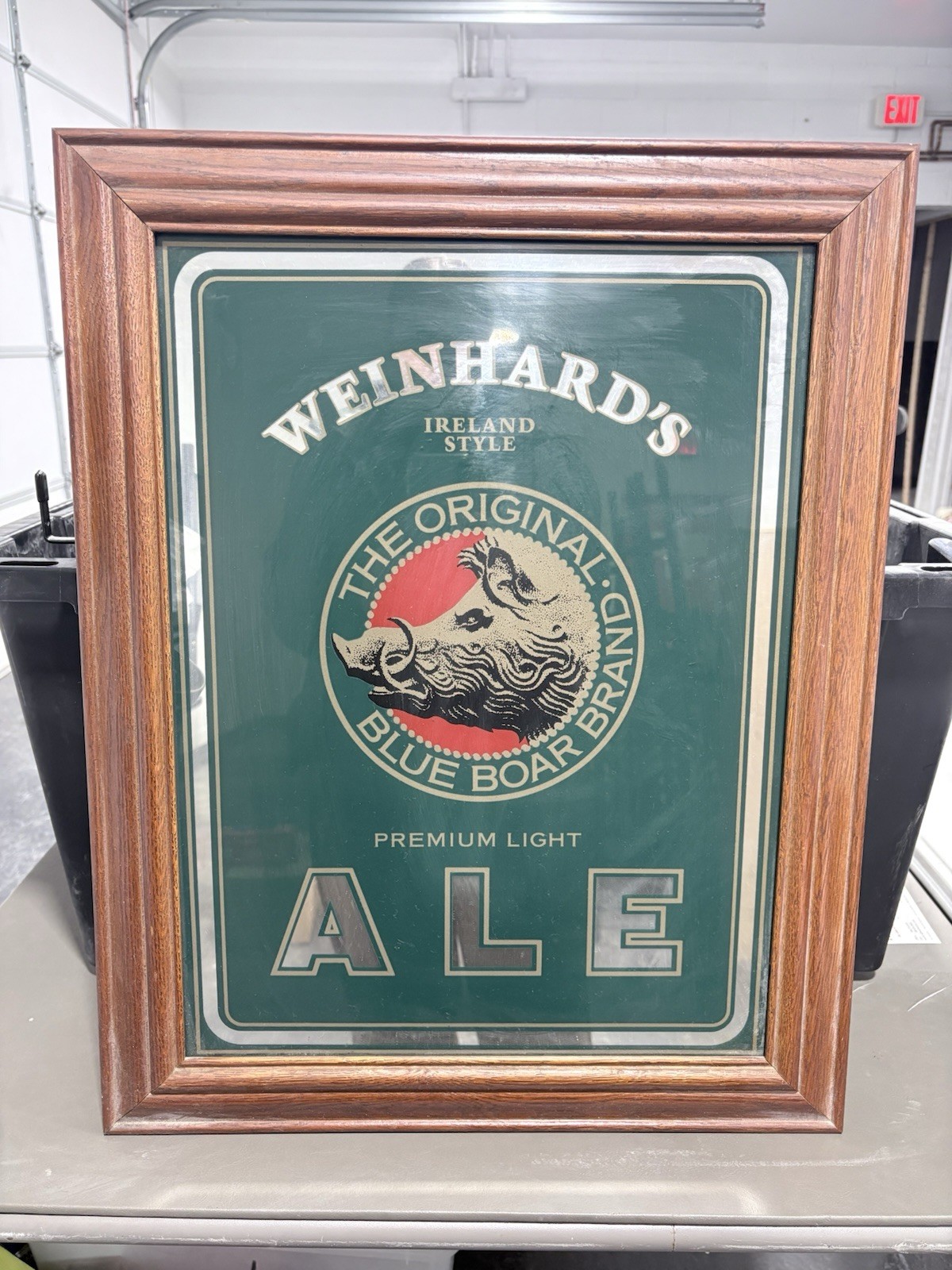 Weinhard’s Blue Boar Ale Framed Sign