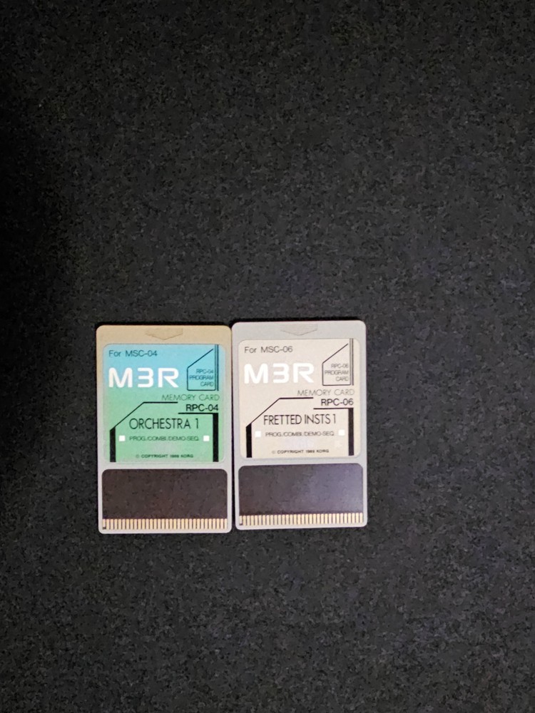 Korg M3r Memory Card