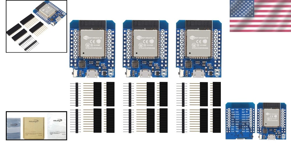 WiFi & Bluetooth Mini ESP-32 Development Boards - Perfect for IoT Prototyping