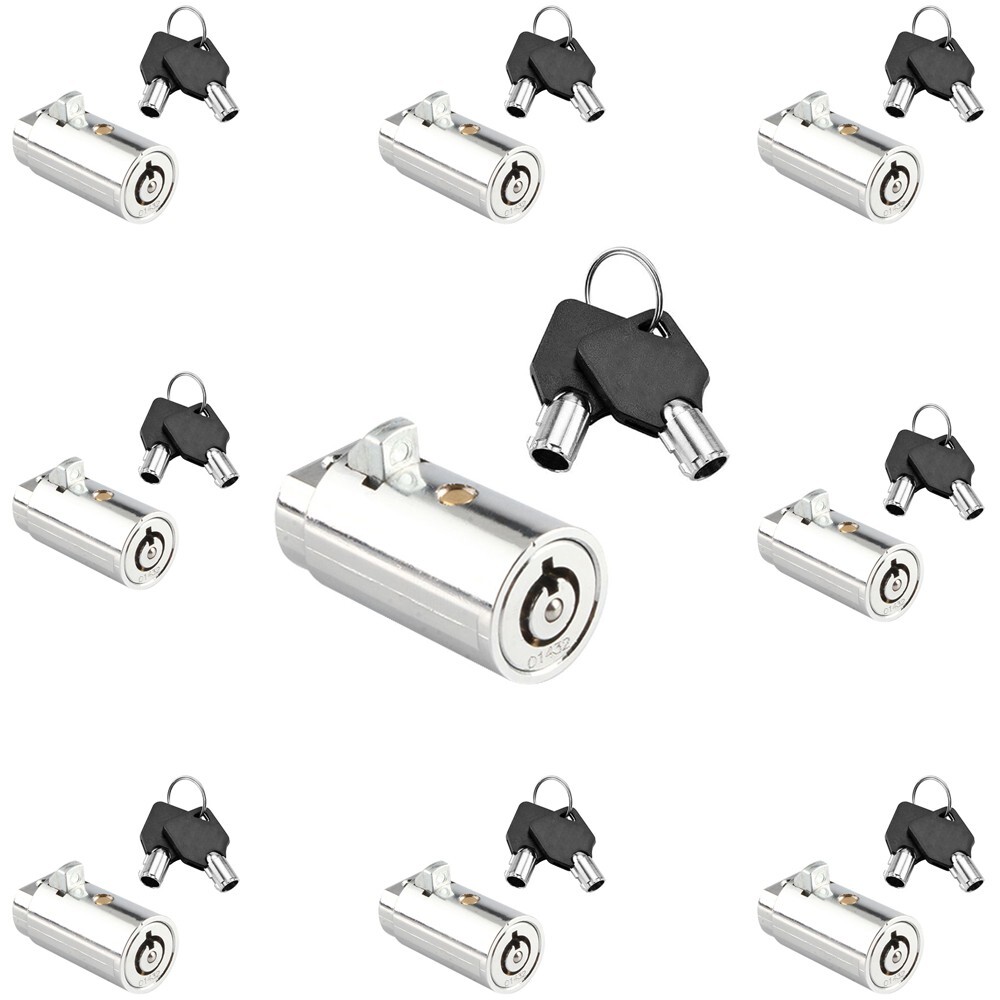 10 Vending Machine Lock Cylinder for Universal T-Handle Pepsi Code Snack Candy