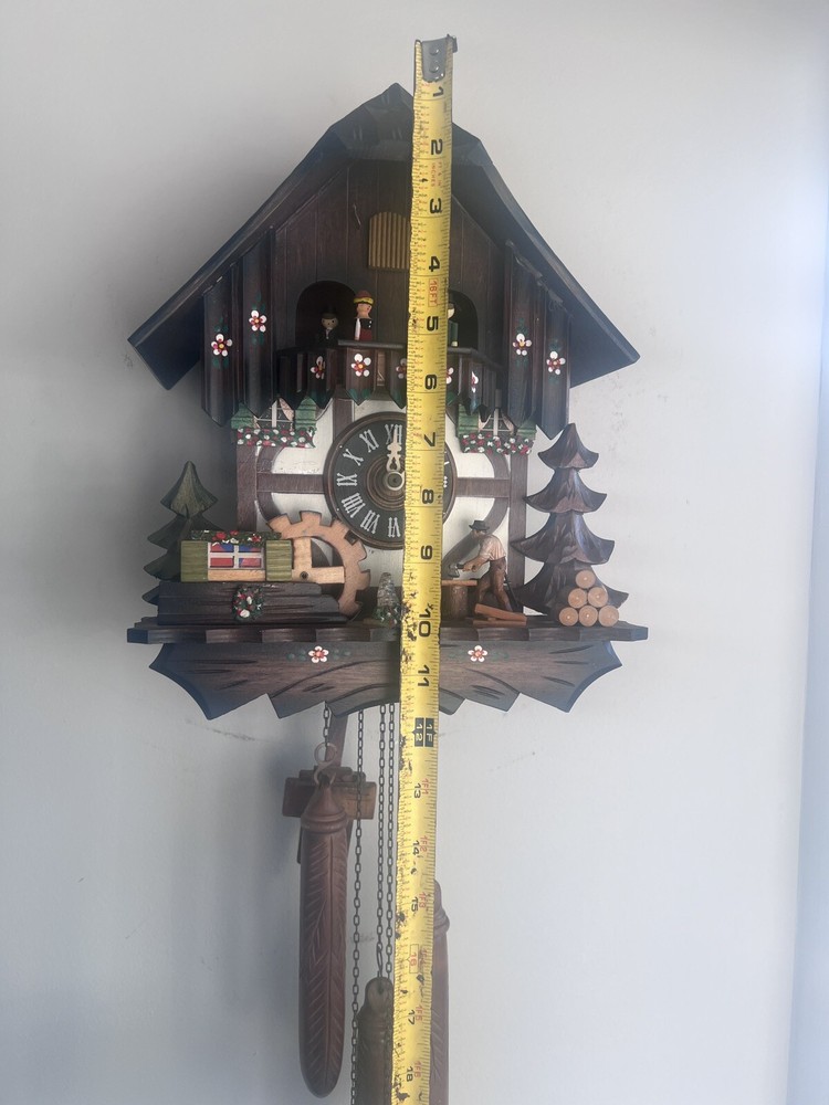 Cuckoo Clock Wooden Weights 1 Day