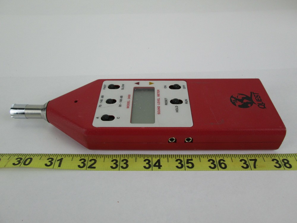 Quest Technologies Sound Level Meter Model 2400 Handheld Test Device