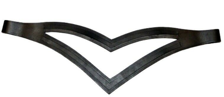 Double v Shape  Empty channel browbands - For Bridle