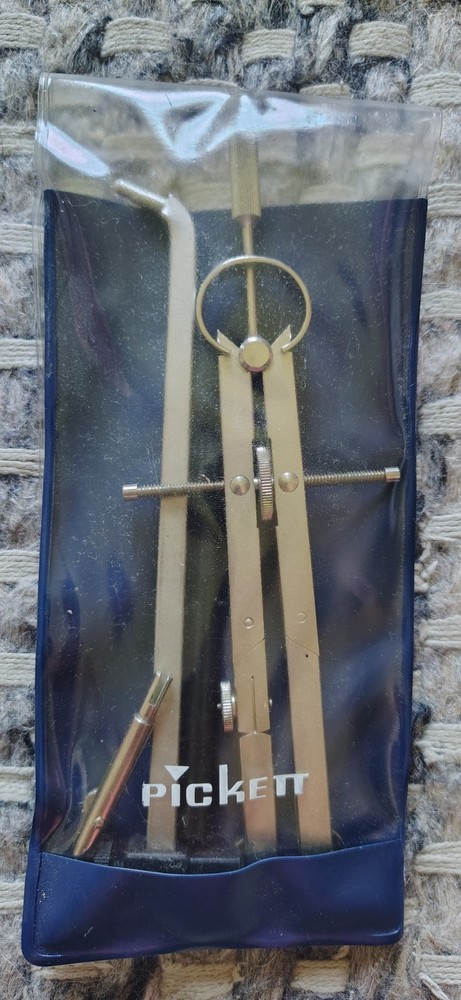 Pickett Compass Divider Engineering Drafting Tool Set Germany