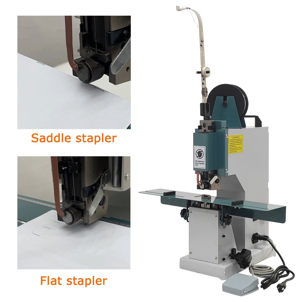 110V Flat Stapler Saddle Stapler Electric Stapler Machine Wire Binding Machine