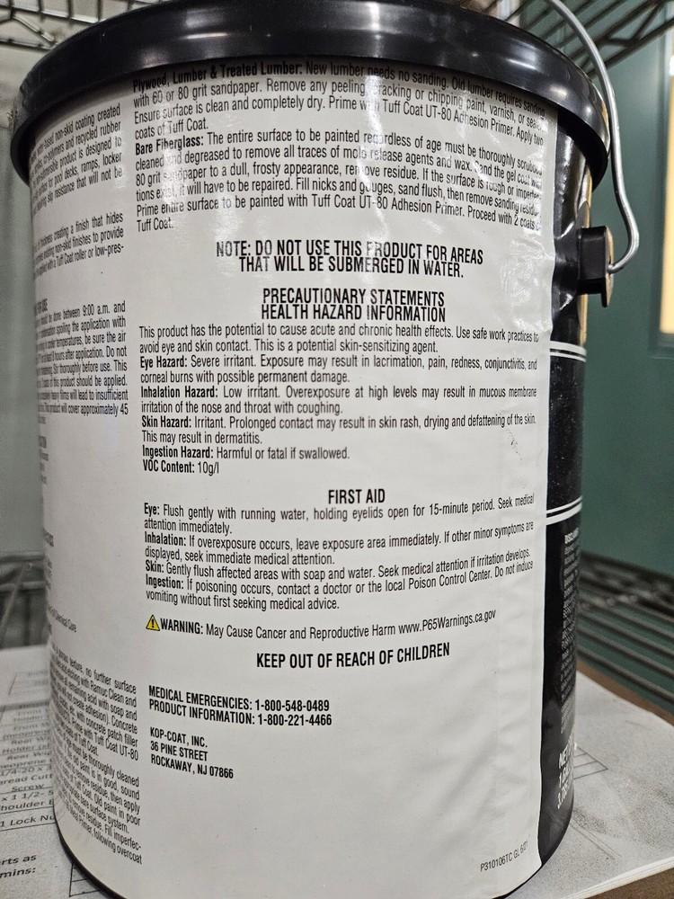 TUFFCOAT UT-101 RUBBERIZED PAINT