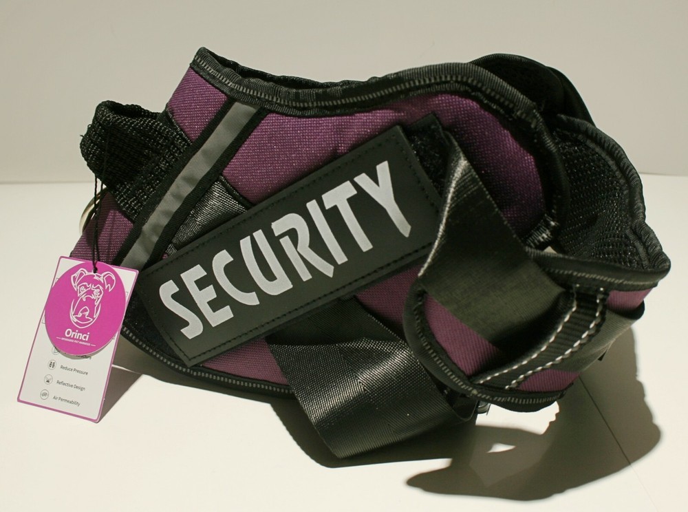 Orinci Dog Harness XL No Pull Reflective Control Handle & Removable Patch
