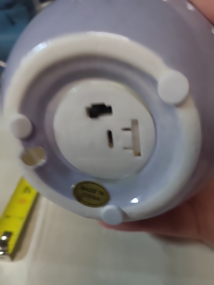 LIGHTED EGG NIGHT LIGHT OR DECORATION PURPLE