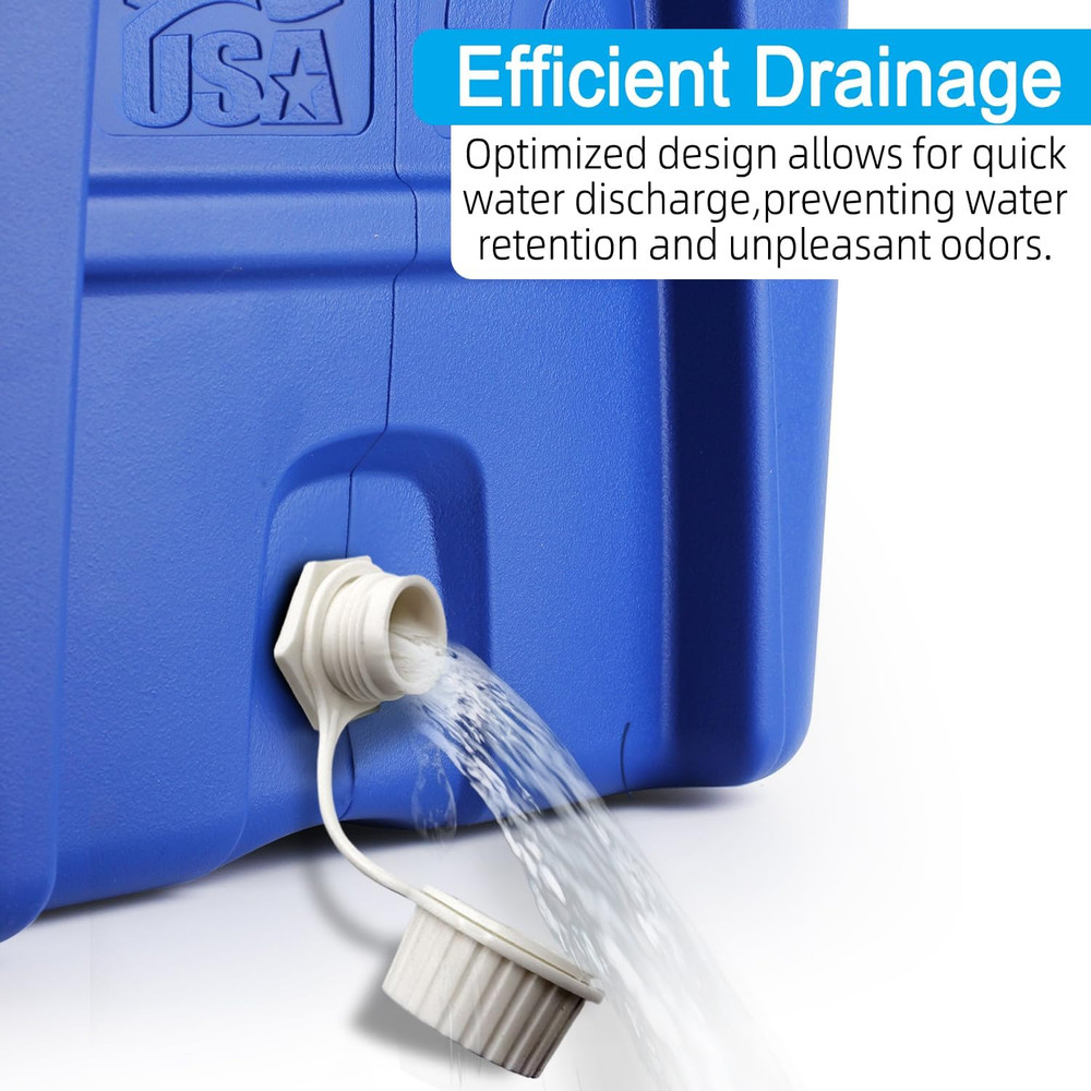 Threaded Drain Plug Replacement for Igloo Cooler, with Igloo 50-165 Qt Cooler...