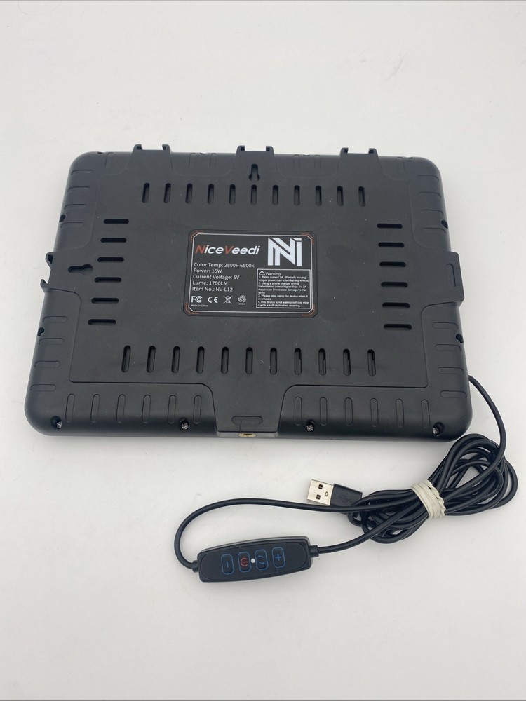 SINGLE REPLACEMENT LIGHT ONLY NiceVeedi Studio Light 2800-6500K Dimmable NV-L12