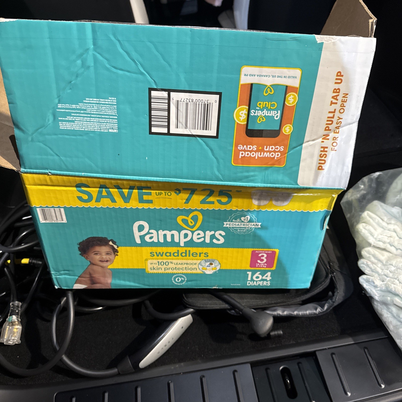 1/2 Box - Pampers Swaddlers Disposable Diapers Size 3,164 Count