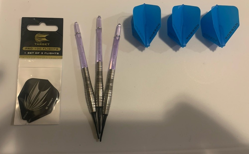 Used - Caliburn - Wolfpack - Soft Tip Darts - 20g - 90% Tungsten