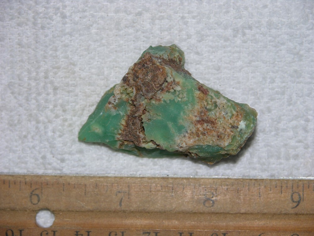 Chrysoprase rough mixed gem grade Australia 2 inch C100