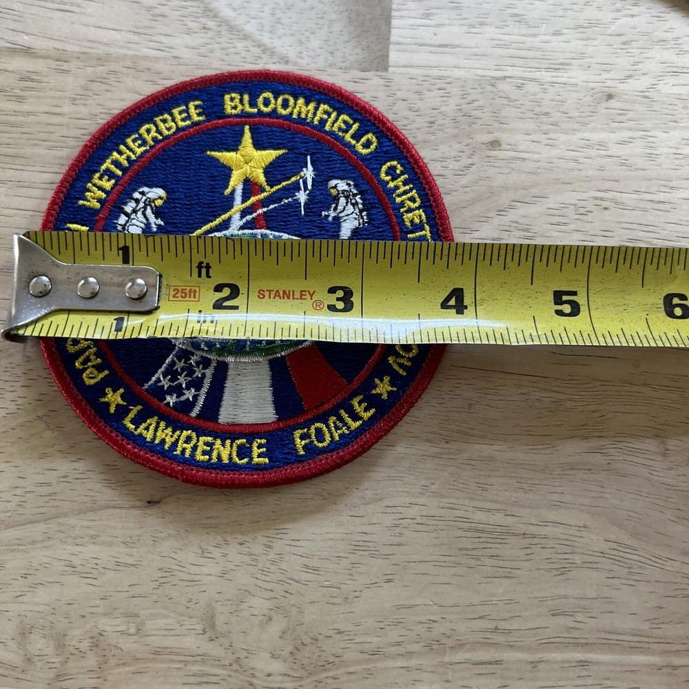 US NASA Space Shuttle Wetherbee Bloomfield Chretien Titov Foal Lawrence Patch