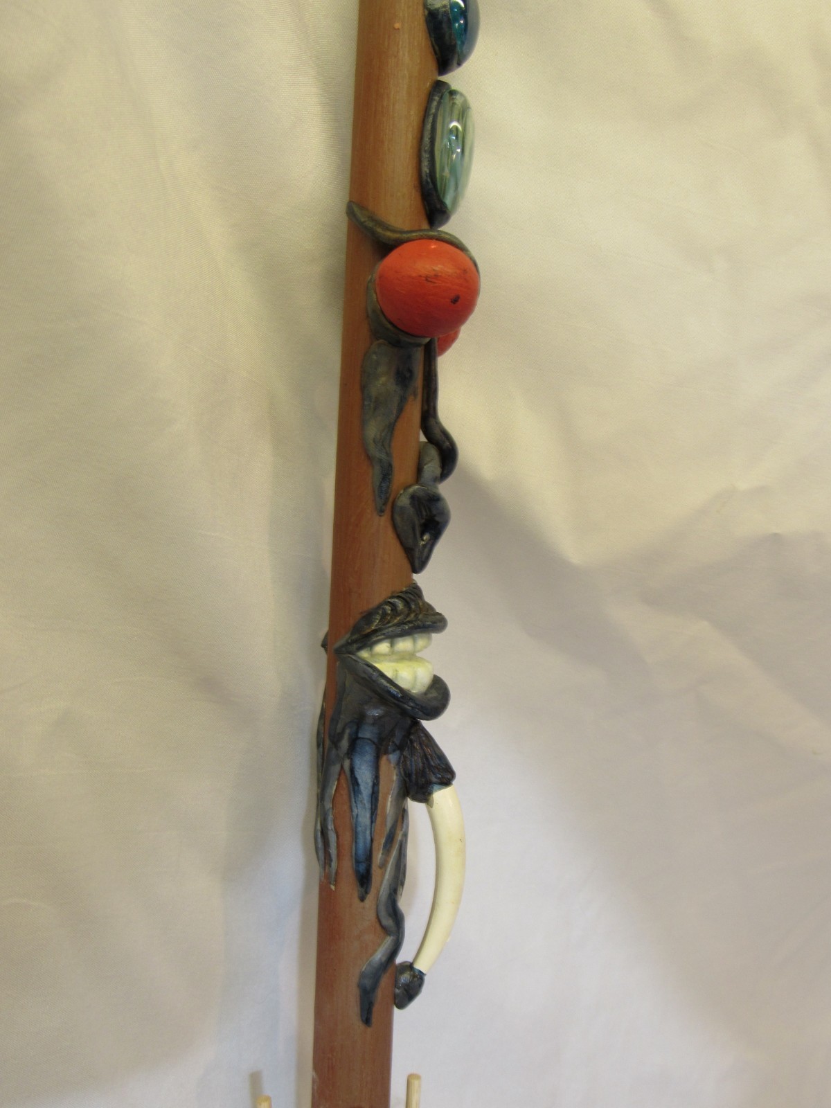 Whimsical Handmade Wooden Blowgun