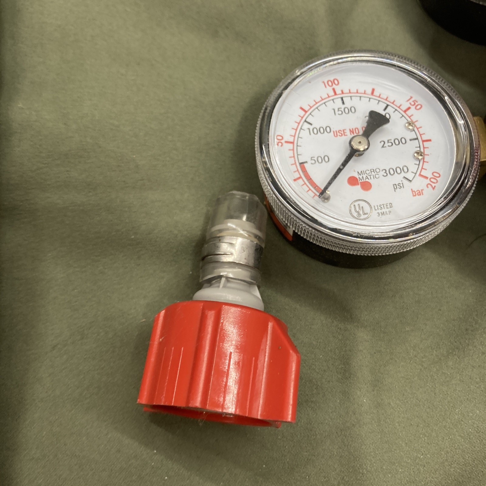 Micro Matic 842 CO2 Gas Regulator Primary Low Pressure 0-60 2 Gauge