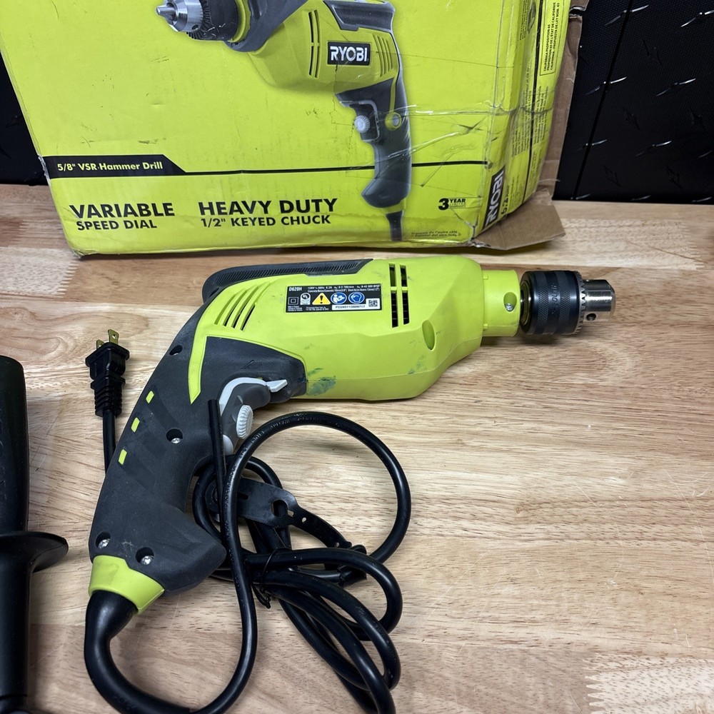Ryobi D620H 5/8 inch Variable Speed Reversible Hammer Drill