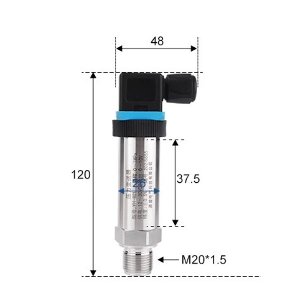 0-10bar G1/4 0-10V Output Pressure Sensor Transmitter Transducer Voltage Sensor