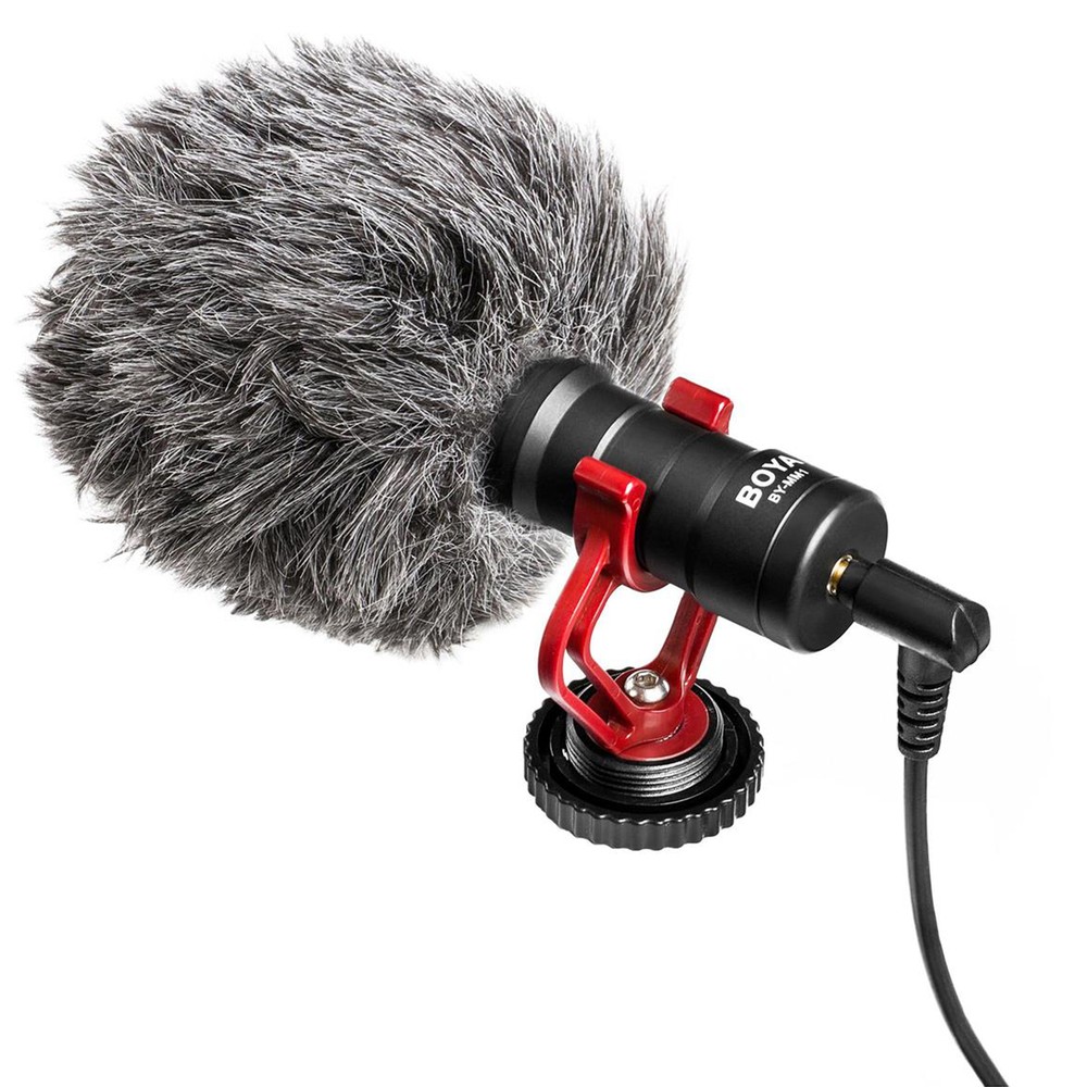 Technical Pro Condenser Compact on-camera Microphone, for Vlogging w Smartphones