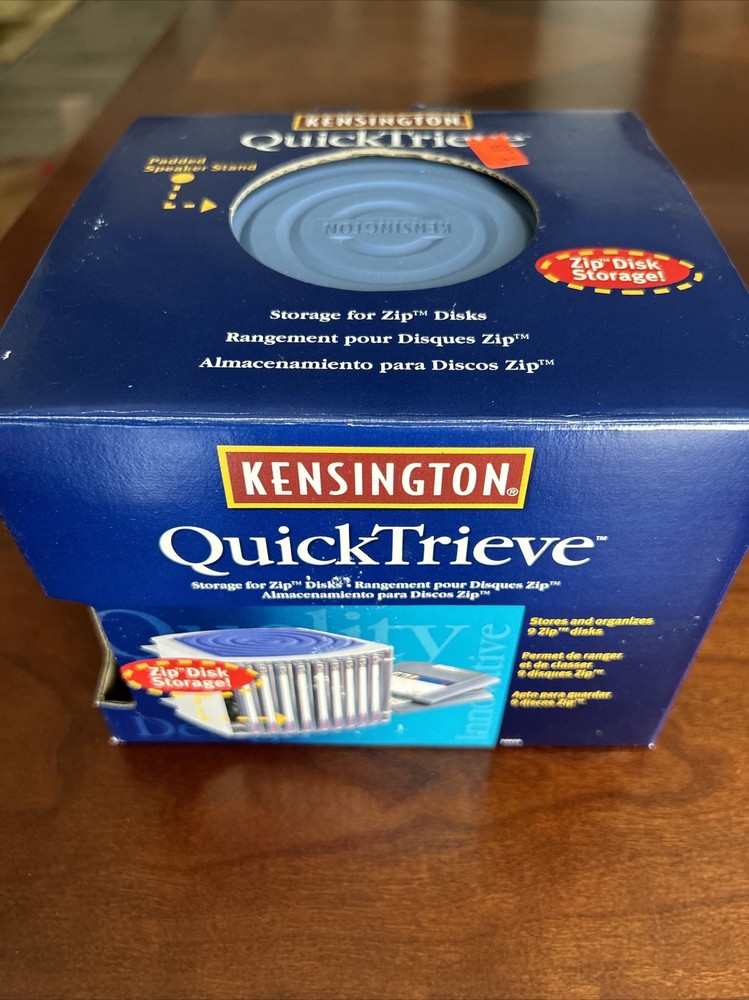 Computer PC Floppy Zip Disk Storage Organizer Vintage 1997 New In Box